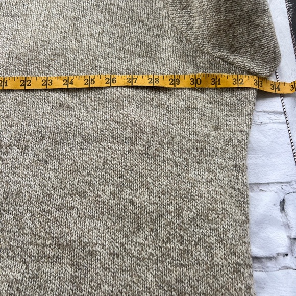 Men's Beige Sweater 100% Marino Wool - Picture 2 of 6
